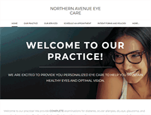 Tablet Screenshot of northernaveeyecare.com